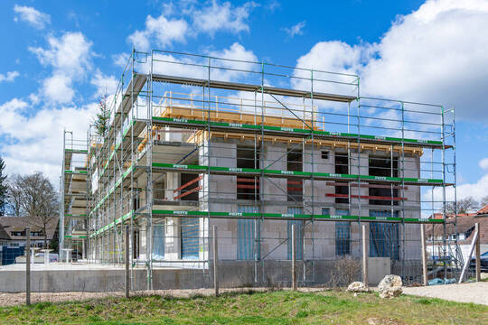 Ellwangen, Neue Linde - Richtfest