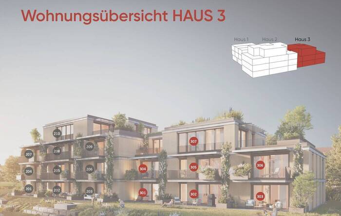 Wohnungen Haus 3