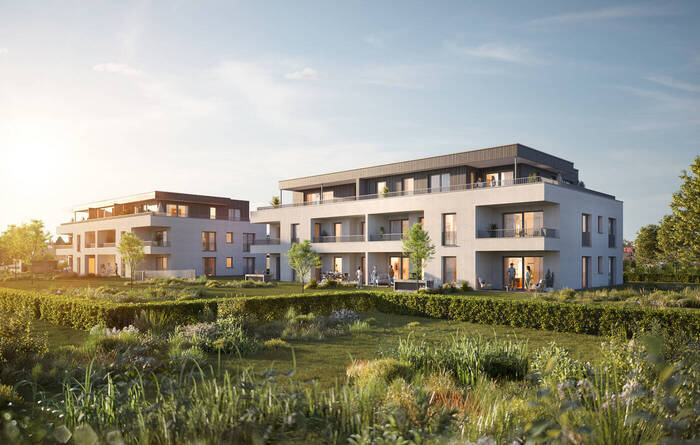Westhausen, Gartenstraße - Visualisierung